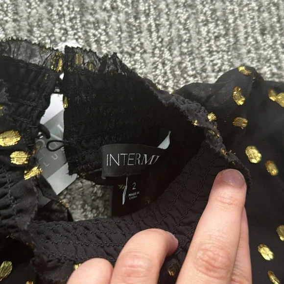 NWT Intermix Polka Dot Dress